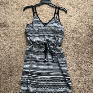 Trible print dress